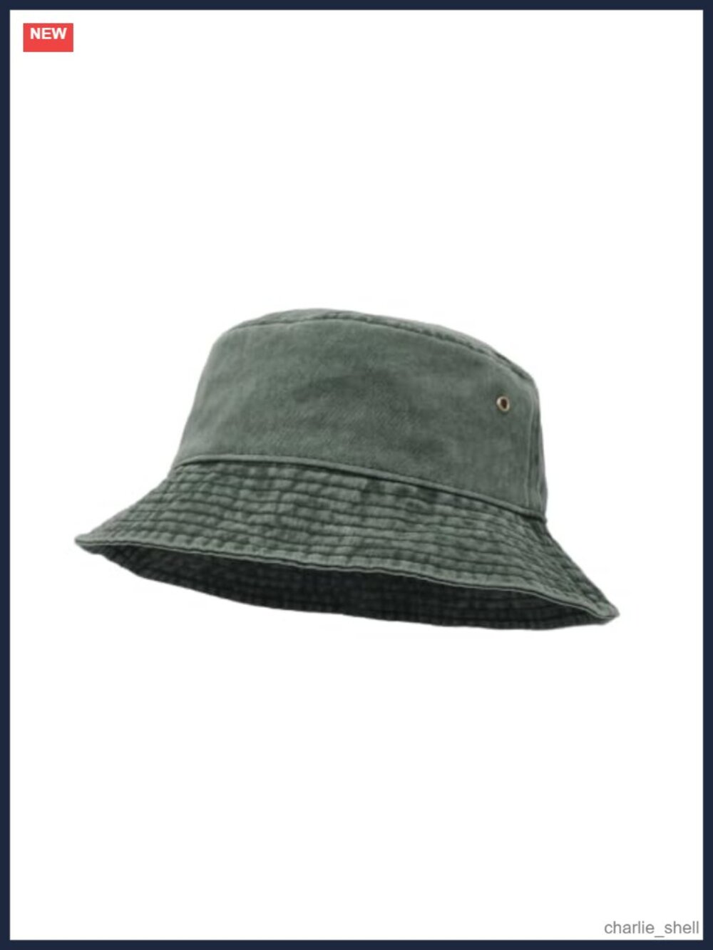 Washed Denim Cotton Bucket Hat Wide Brim Sun Hat Outdoor Fishing Beach